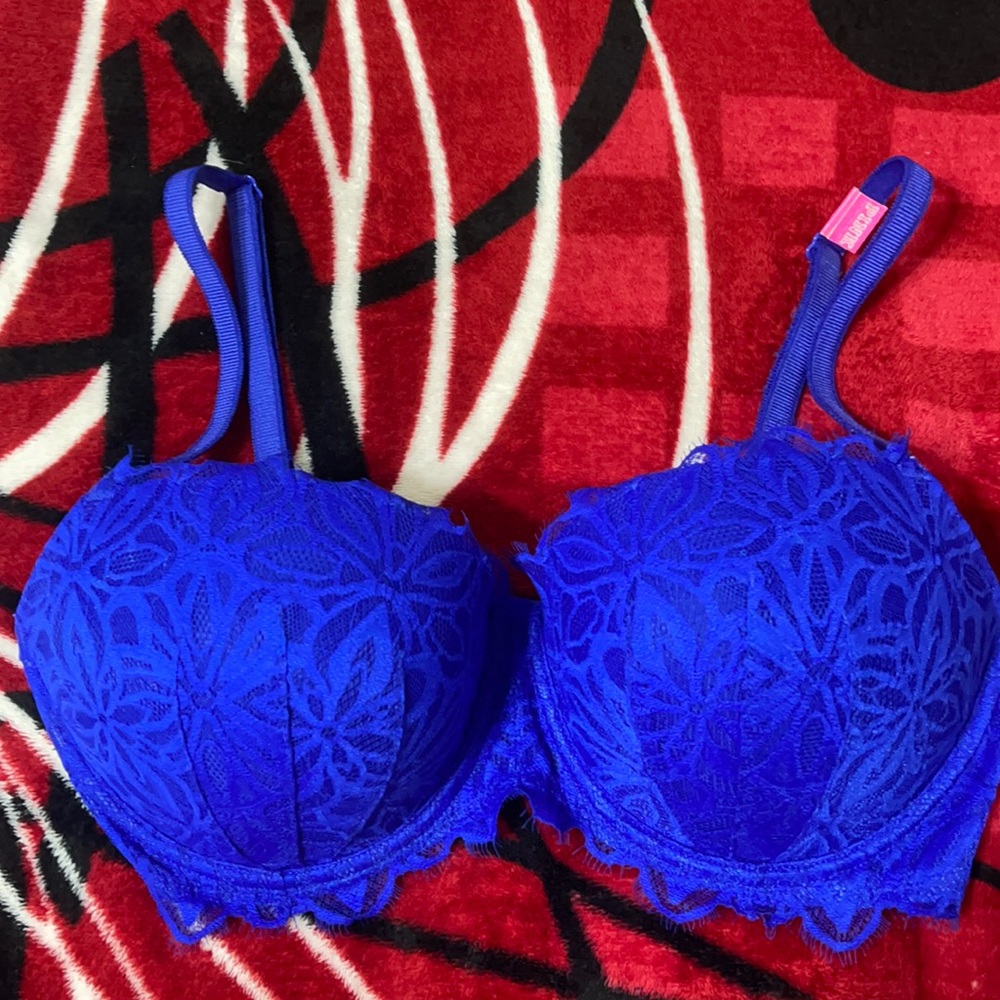 PINK Lace push up bra